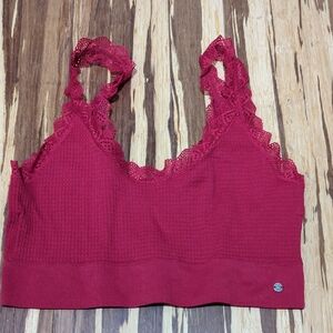Lucky Brand Vibrant Red Bralette